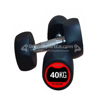 دمبل گرد استپدار 40 کیلویی قرمز CYTECH