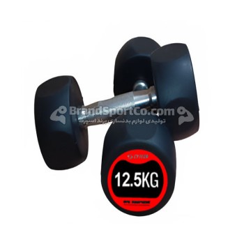 دمبل گرد استپدار 12.5 کیلویی قرمز CYTECH5